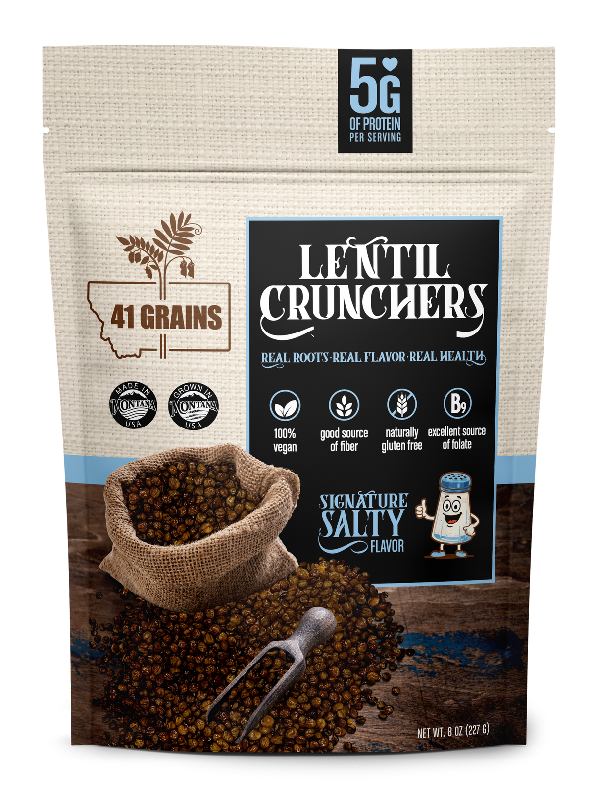 Signature Salty Lentil Crunchers