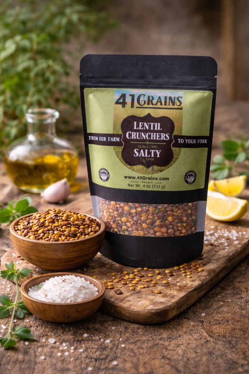 Signature Salty Lentil Crunchers