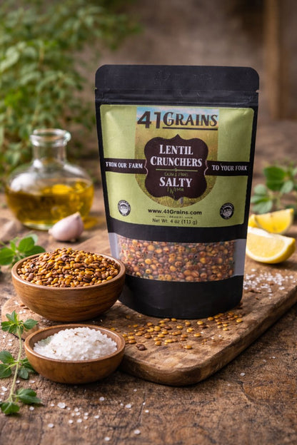 Signature Salty Lentil Crunchers