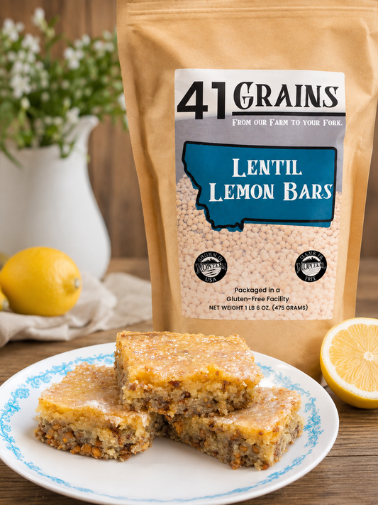 Lemon Lentil Bars – Perfect Lemon Flavor with Farm-Grown Lentils