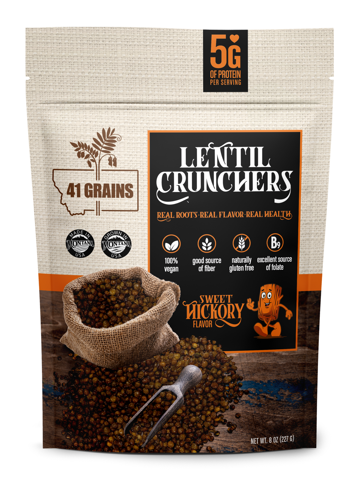 Sweet Hickory Lentil Crunchers
