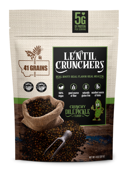 Dill Pickle Lentil Crunchers