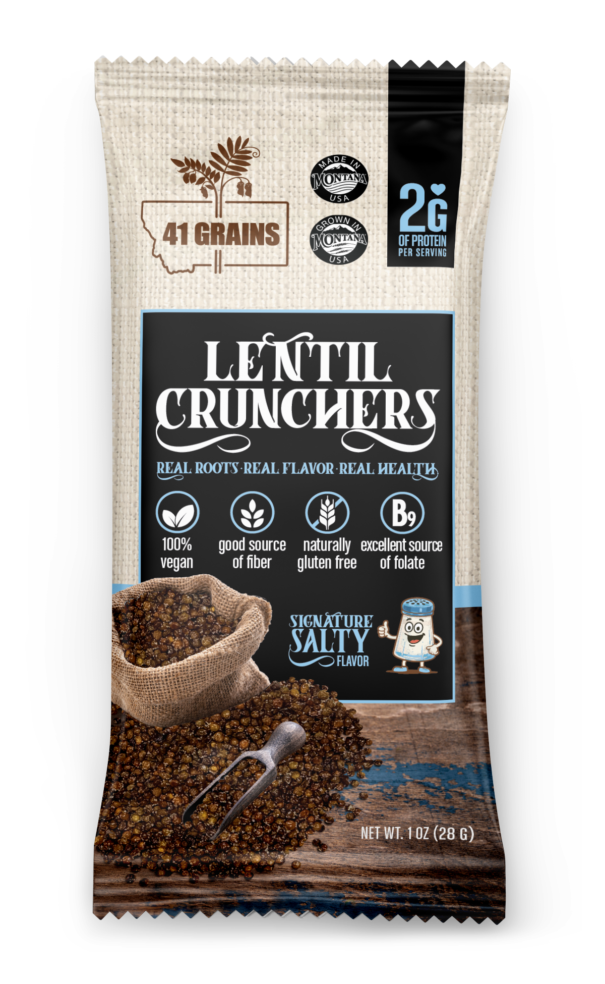 Signature Salty Lentil Crunchers